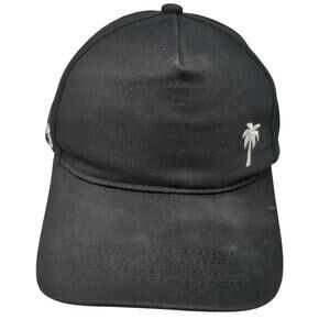 Costa Rica Palm Tree Snapback 5 Panel Cap Black One Size Embroidered Optimis